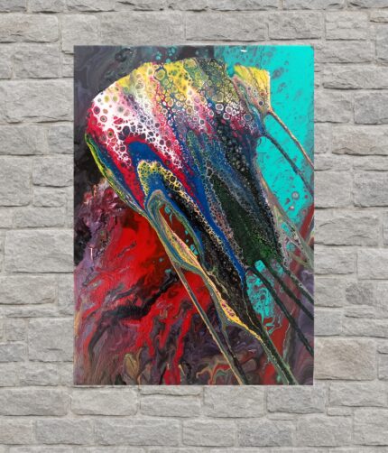 Pulpo entre lava